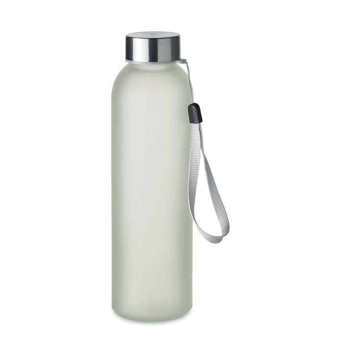 Bouteille publicitaire en verre givré 500 ml OLMA blanc transparent